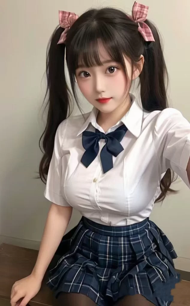 双马尾粉嫩迷人妹妹